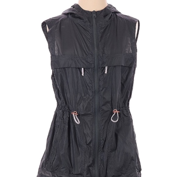 LOFT Jackets & Blazers - Lou & Grey Hooded Nylon Utility Vest - Dark Gray